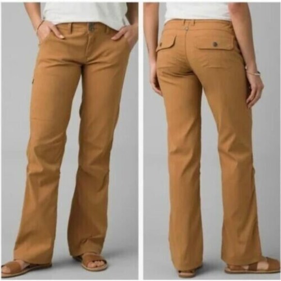 Pants - Prana Womens Halle Earthbound Straight Fit Pants Convertible Size 14 New